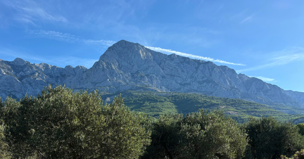 Biokovo Mountain Range in Croatia